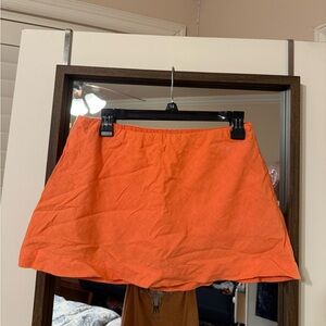Free people Orange Women's Skirt